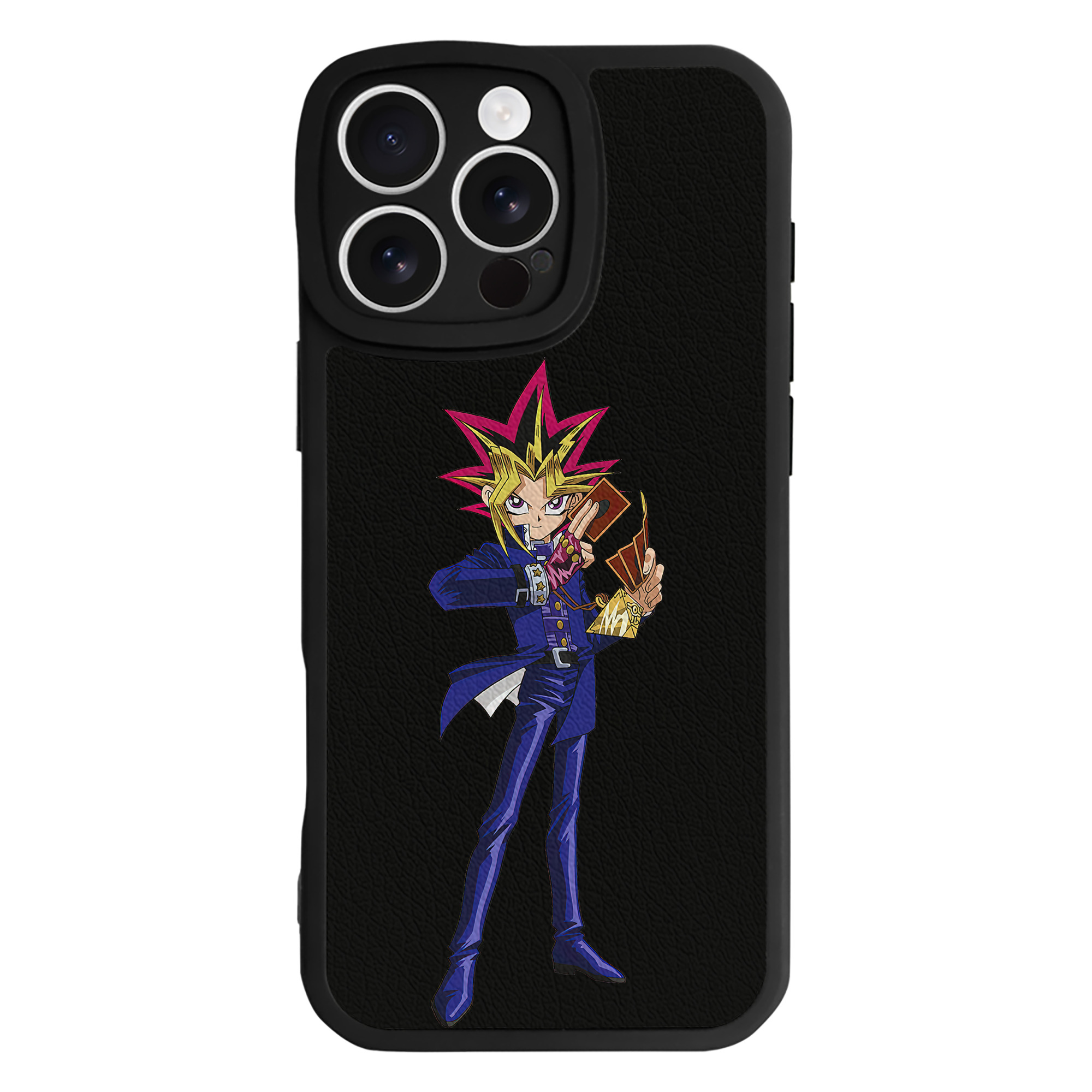 遊☆戯☆王 Yu-Gi-Oh! 【iPhone 16シリーズ対応】シリコンスマホケース（レザー調） 材質：シリコン